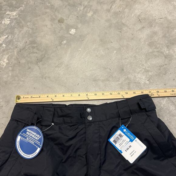 Columbia Men’s Arctic Trip Ski Snow Pants Size Large Short Black - Picture 3 of 8